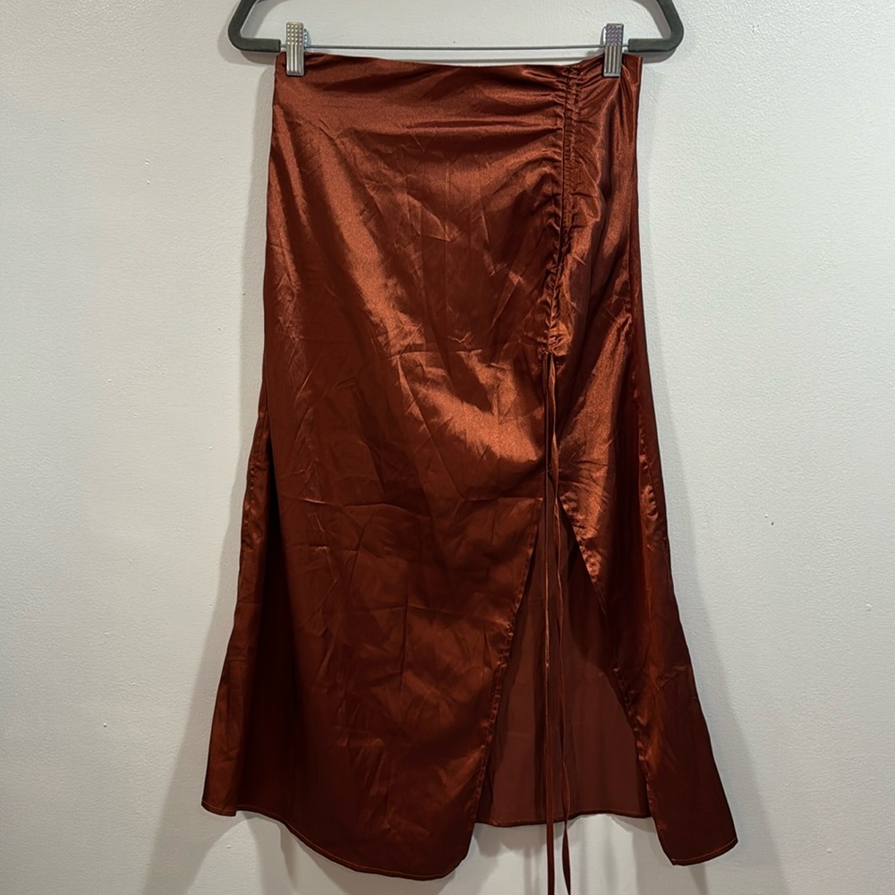 Cider Rust Midi Skirt